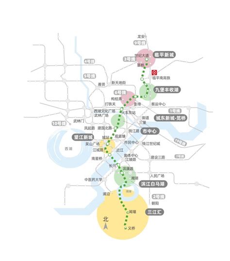 杭州地铁4号线线路图(图)- 杭州本地宝