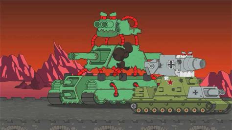 坦克世界动画：魔域角斗之KV44大战卡尔44