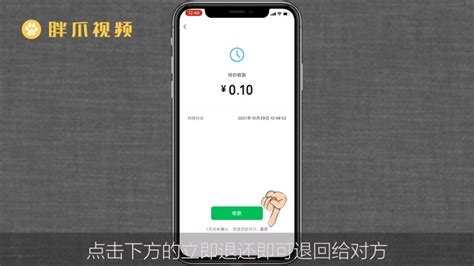 微信转账怎么退回给对方 - 软件教学 - 胖爪视 频