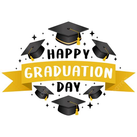 Happy Graduation Clipart Hd PNG, Happy Graduation, Happy Graduation Day ...