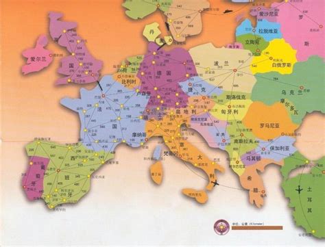 欧洲电子地图中文版 欧洲电子地图全图高清版-iTrip爱去自由
