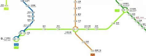 广州地铁7号线全线线路图(一期、二期及西延段)- 广州本地宝