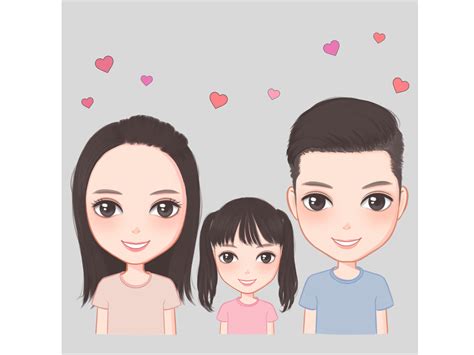 非主流一家人头像图片