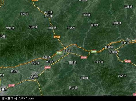 容县地图 - 容县卫星地图 - 容县高清航拍地图