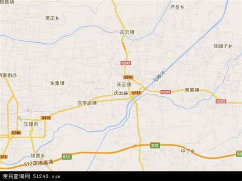 庆云县地图 - 庆云县卫星地图 - 庆云县高清航拍地图