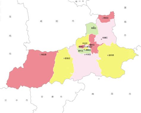 西安市长安区行政区划地图 长安区人口与经济教育发展_房家网