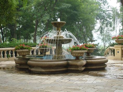 小型喷水池景观,小型景观水池,景观喷泉图片_大山谷图库