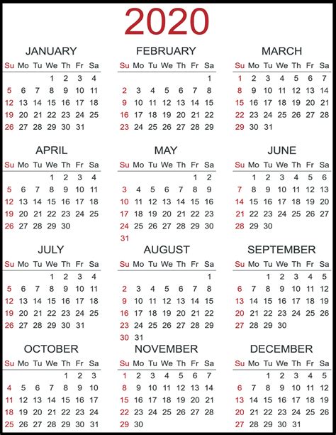 Calendrier 2020 a4, Quels sont les différents modèles de calendriers à ...