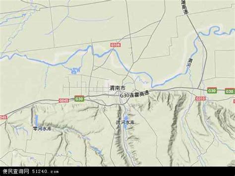渭南镇地图 - 渭南镇卫星地图 - 渭南镇高清航拍地图