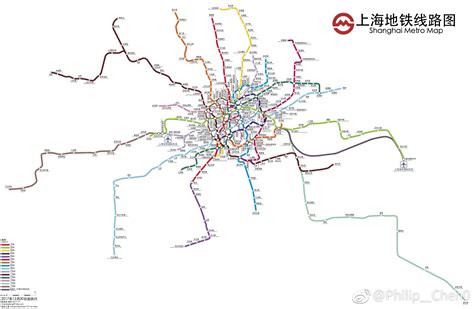 上海地铁线路图 交通