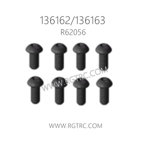 RGT 136162 136163 Parts R62056 Button Head Hex Screw 2X6mm