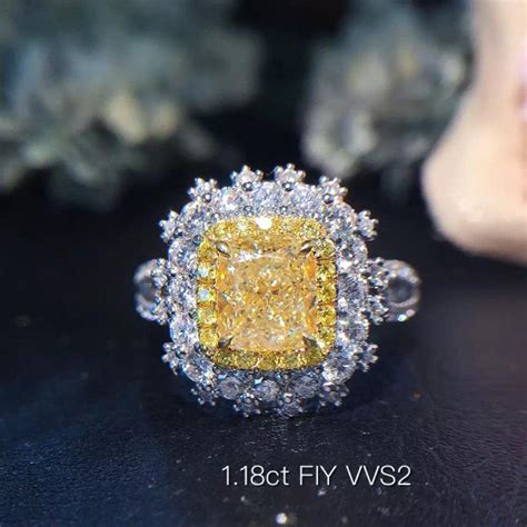 黄钻彩钻戒指1.15 FY（彩黄） VS1 GIA定制（价格,图片,款式）-我爱钻石网官网