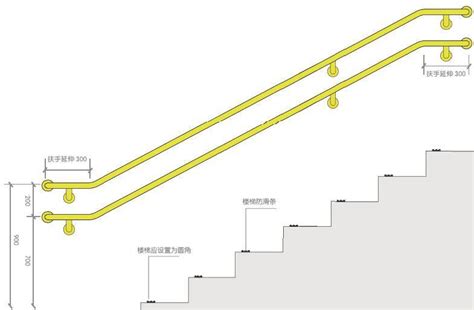某楼梯靠墙扶手CAD完整构造大样详细设计图_土木在线