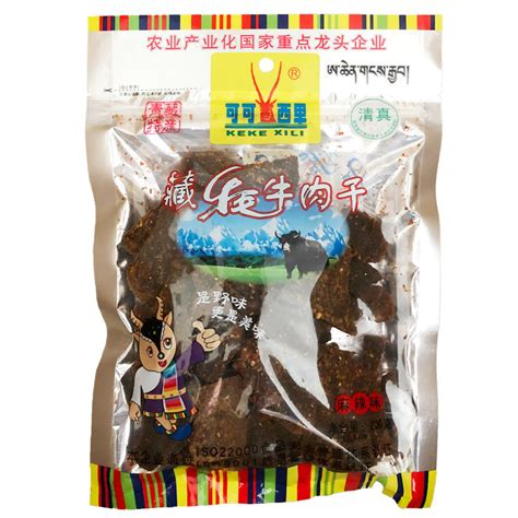可可西里牦牛肉干210g 青海西藏特产零食 清真麻辣五香味藏牦牛肉-阿里巴巴