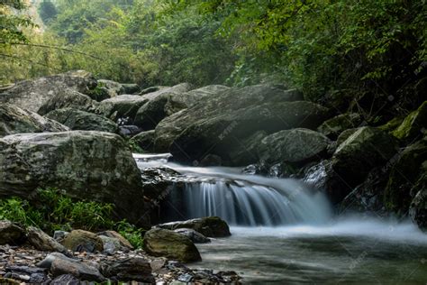 唯美中国风山水瀑布流水生财旭日东升_1920X1080_高清视频素材下载(编号:5529459)_舞台背景_光厂(VJ师网) www ...