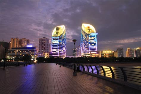 湛江夜景,都市风光,建筑摄影,摄影,汇图网www.huitu.com
