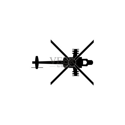 军用直升飞机的轮廓图标。军事科技元素图标。优质的图形设计图标。专业标志、孤立符号、网站图标、网页设计插画图片素材_ID:312511771 ...