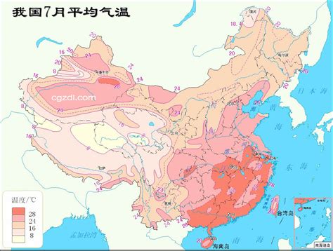 气候分布图图片