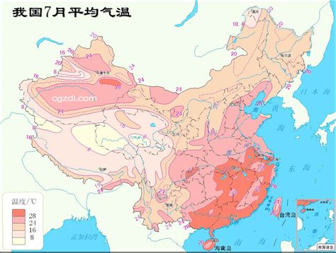 中国年平均气温分布图_中国地图_初高中地理网