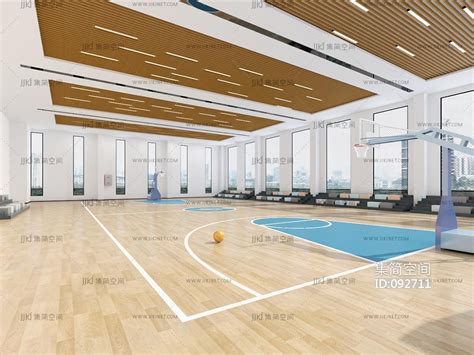 室内篮球馆运动木地板的标准尺寸_篮球场