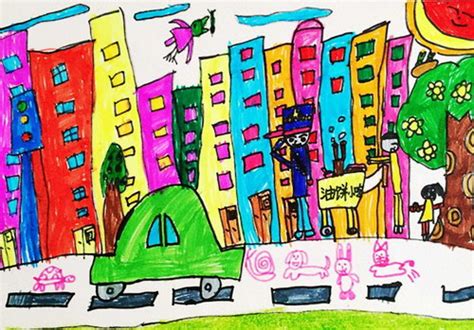 城市街风景水彩手绘插画图片下载-正版图片400793994-摄图网