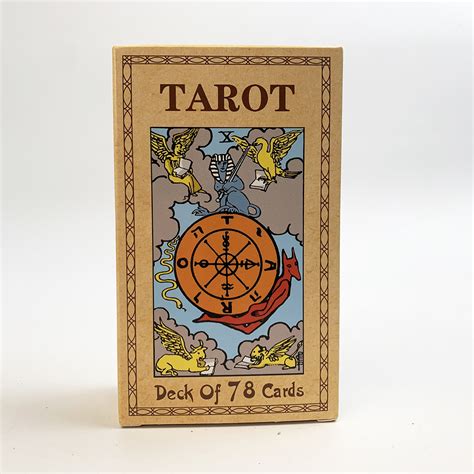 英文原版塔罗牌Tarot deck of 78 cards带说明书12*7cm-阿里巴巴
