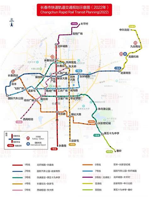 长春地铁规划图，2023长春地铁规划，最新长春地铁规划线路图-长春本地宝