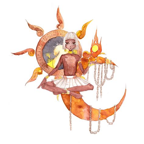 太阳女神图片