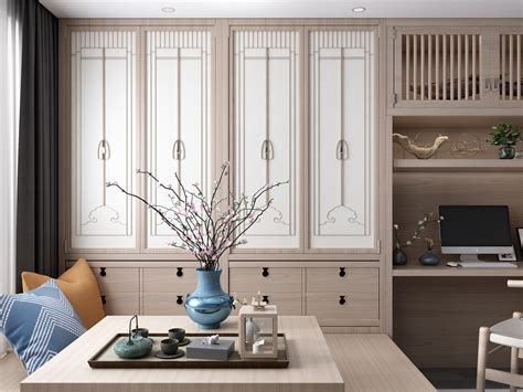 新中式实木衣柜定制，2020年最新款实木衣柜高端定制厂家电话2_儒匠家具