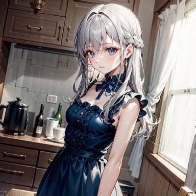 银发女头像图片