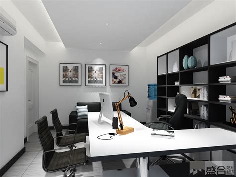 现代中式办公室+茶室|空间|家装设计|boy玄 - 原创作品 - 站酷 (ZCOOL)