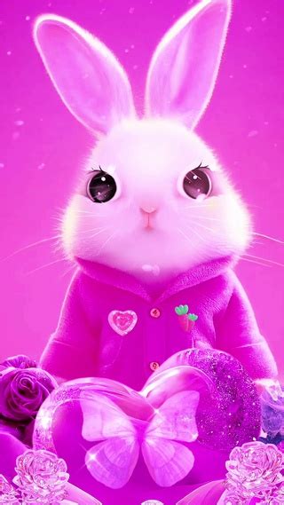 可爱小兔壁纸 - 可爱小兔手机壁纸 - 可爱小兔手机动态壁纸 - 元气壁纸