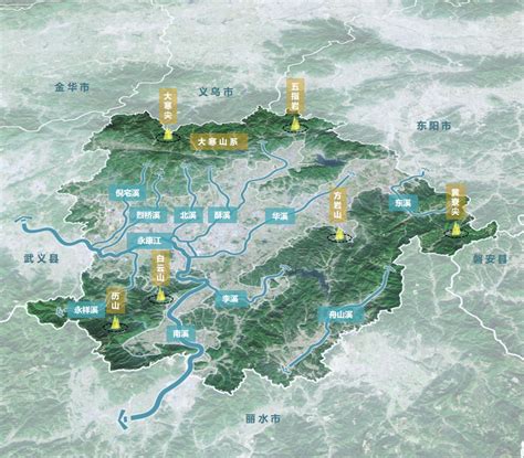 永康市地图图片