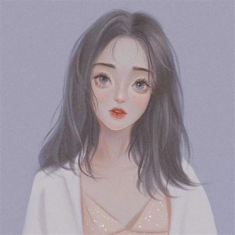 头像温柔简单好画女生