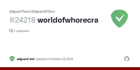 worldofwhorecraft.com · Issue #24218 · AdguardTeam/AdguardFilters · GitHub