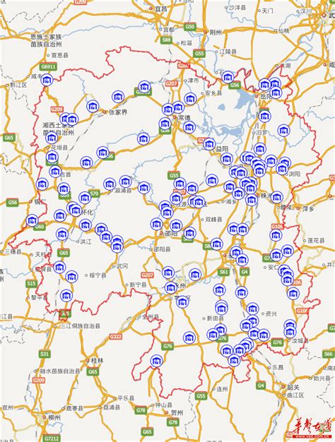 湖南省交通地图图片