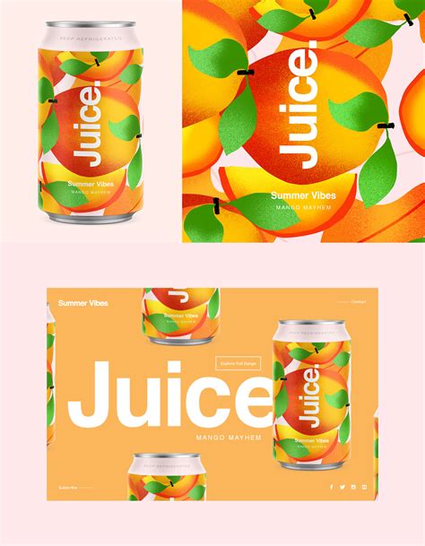 水果饮料网站设计
