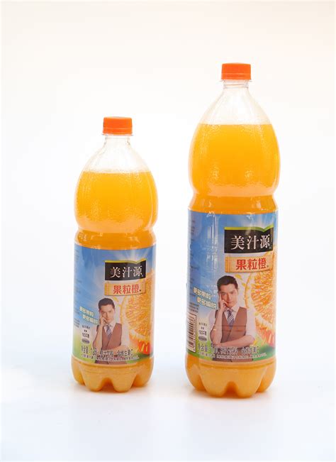 美汁源果粒橙1.25L*6瓶 果汁饮料新口味爽粒葡萄汁汁桃桃果肉粒-阿里巴巴