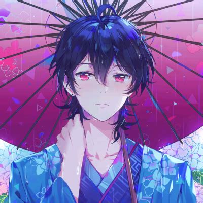 蓝色男生头像非主流动漫