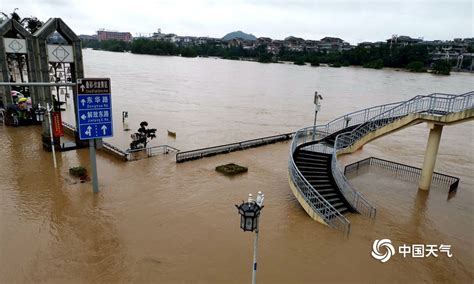柳州暴雨市区出现内涝-广西高清图片-中国天气网