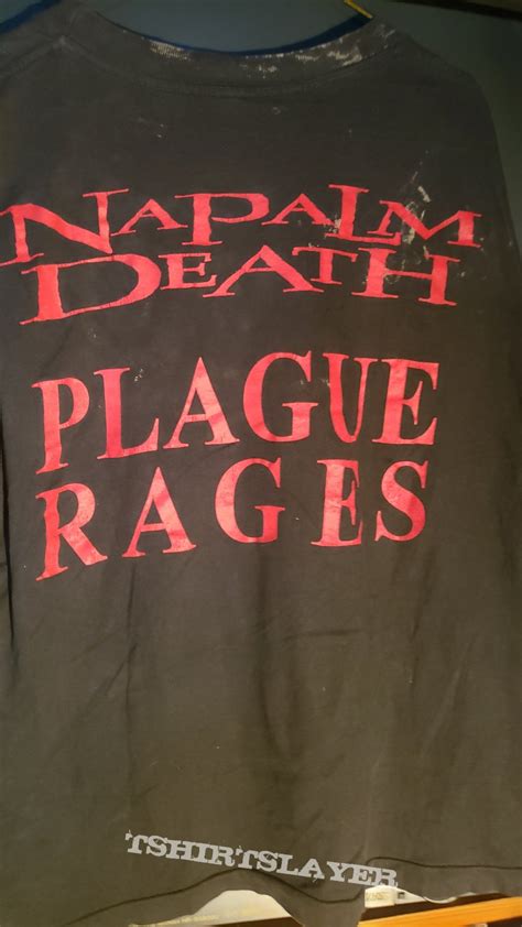 Napalm Death - Plague Rages | TShirtSlayer TShirt and BattleJacket Gallery
