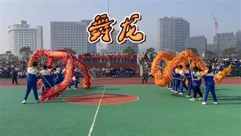 江山市城东实验学校初中部舞龙表演_腾讯视频