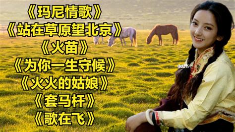 草原歌曲《玛尼情歌》《站在草原望北京》《火苗》《为你一生守候》