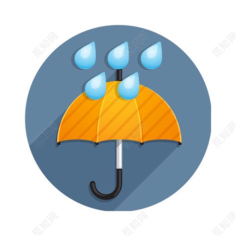 天气图标下雨图片素材免费下载 - 觅知网