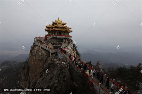 老君山雪中夜景实拍图集-中华网河南