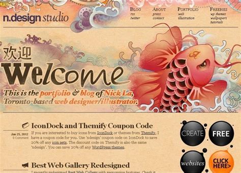 网页设计欣赏：漂亮的字体和排版(2) - 设计之家