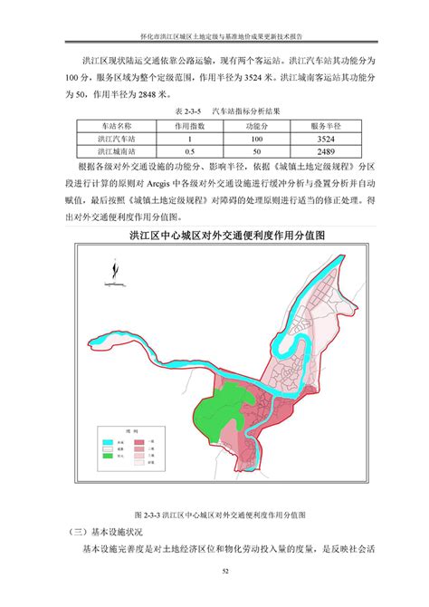 怀化市洪江区城镇土地定级与基准地价成果更新技术报告