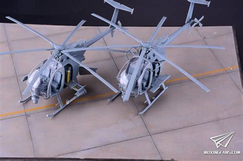 【小鹰 KH50003】1/35 AH-6J小鸟武装直升机官方素组图更新_静态模型爱好者--致力于打造最全的模型评测网站