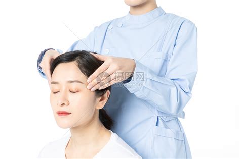 头部按摩图片