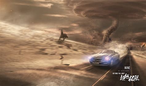 【图像合成】超越极限-奔驰汽车海报|平面|海报|Kevin_1942 - 原创作品 - 站酷 (ZCOOL)